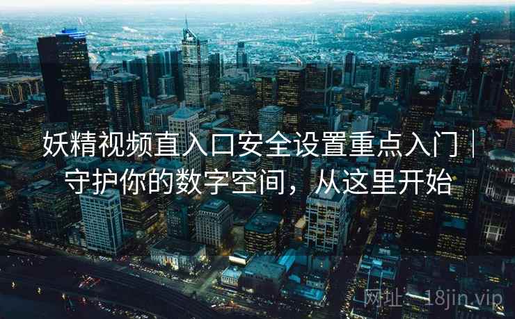 妖精视频直入口安全设置重点入门｜守护你的数字空间，从这里开始