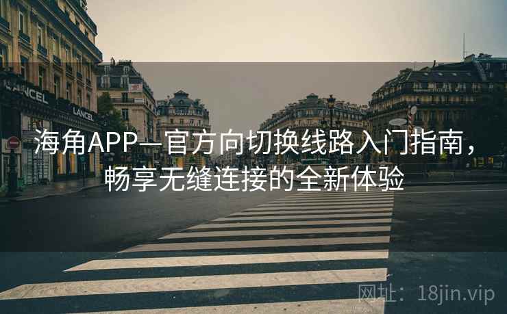 海角APP—官方向切换线路入门指南，畅享无缝连接的全新体验