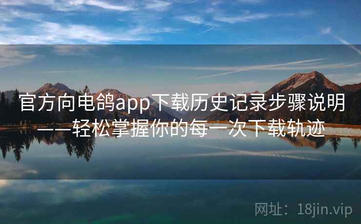 官方向电鸽app下载历史记录步骤说明——轻松掌握你的每一次下载轨迹