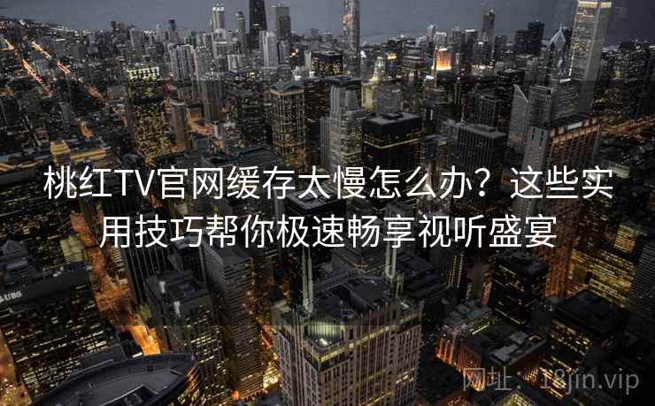 桃红TV官网缓存太慢怎么办？这些实用技巧帮你极速畅享视听盛宴